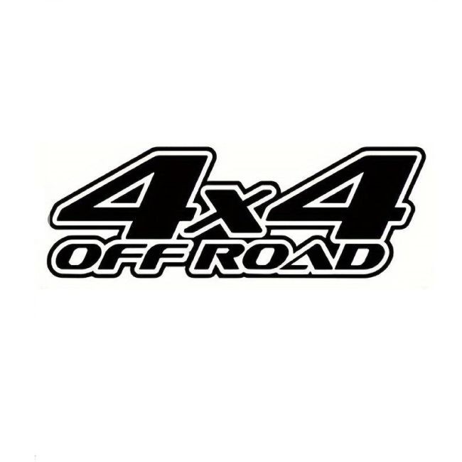 Sticker autoadeziv pentru vehicule Off Road, model "4x4 Off Road", dimensiune 29 x 11 cm, culoare Neagra [2]