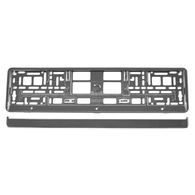 Suport numar inmatriculare din plastic, calitate Premium, culoare GRAFIT [2]