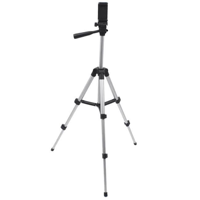 Trepied fotografic din aluminiu, compact, cu suport mobil 3D + Telecomanda Bluetooth [5]