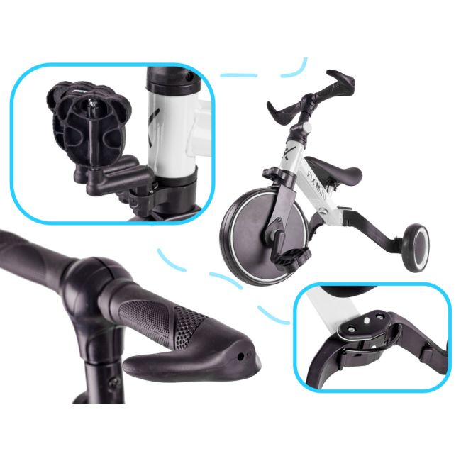 Tricicleta TRIKE FIX MINI, 3in1 adaptabila, culoare Alba [5]