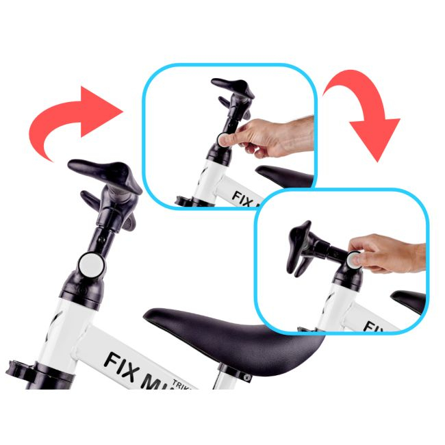 Tricicleta TRIKE FIX MINI, 3in1 adaptabila, culoare Alba [2]