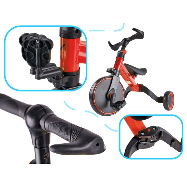 Tricicleta TRIKE FIX MINI, 3in1 adaptabila, culoare Rosie [6]