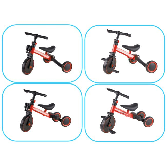 Tricicleta TRIKE FIX MINI, 3in1 adaptabila, culoare Rosie [4]