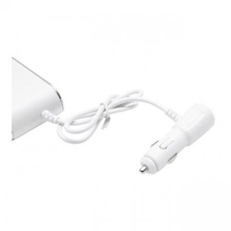 Adaptor bricheta auto tripla 12/24V, iluminata LED, cu intrerupator individual si 1 port USB, 5V, 2.1A [3]