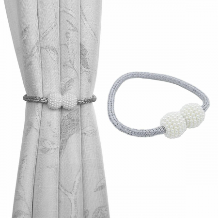 Perdele si Draperii - Bratara magnetica de prindere perdele/draperii, model PEARLS