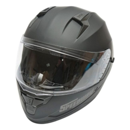 Casca moto integrala negru mat cu viziera transparenta si ochelari de soare, marimea L, model Arcane II [1]