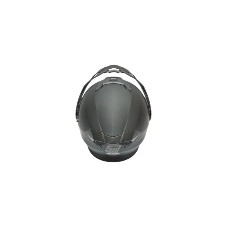 Casca motocross integrala negru mat cu viziera transparenta si ochelari de soare, marimea L, model LION [4]