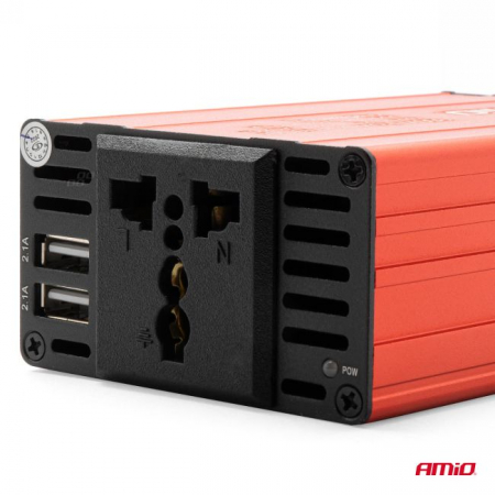 Convertor de tensiune 12V -> 220V, 300W/600W, 2 x USB 5V [7]