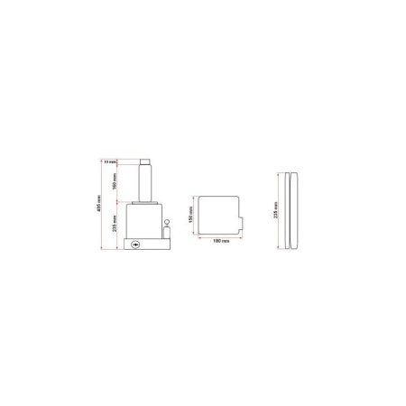 Cric hidraulic tip piston, sarcina maxima suportata 50T [5]