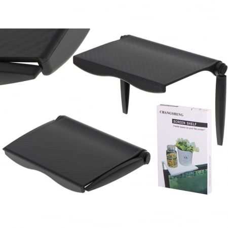 Audio Hi-Fi - Etajera TV / Monitor din ABS, reglabila, dimensiune 15.5 x 11.5 cm