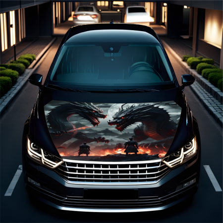 Folie Capota Auto "Hood Art" rezistenta la exterior, marime M (165 x 120cm) - Cod: AVX-CAPOTA-022M [3]