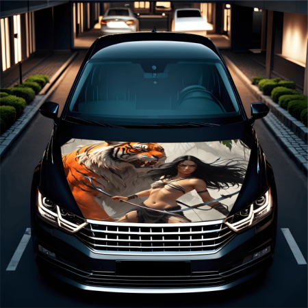 Folie Capota Auto "Hood Art" rezistenta la exterior, marime S (150 x 110cm) - Cod: AVX-CAPOTA-004S [3]