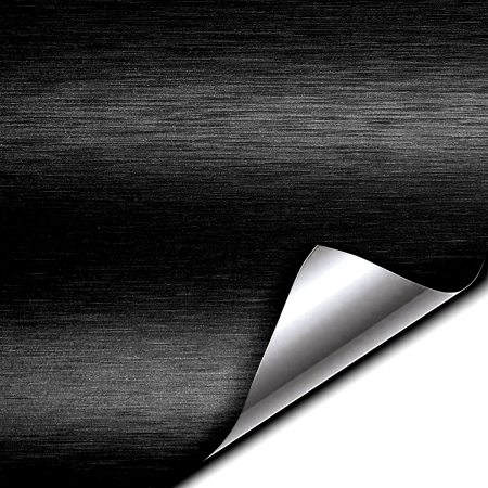 Folie colantare auto Aluminiu Polisat Negru (1m x 1,52m) [2]