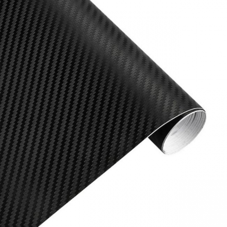 Folie colantare auto Carbon 3D Negru, 3m x 1,27m [1]