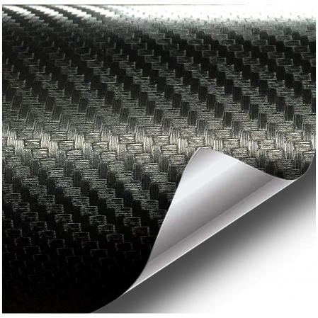 Folii Carbon - Folie colantare auto Carbon 3D Negru, 3m x 1,27m