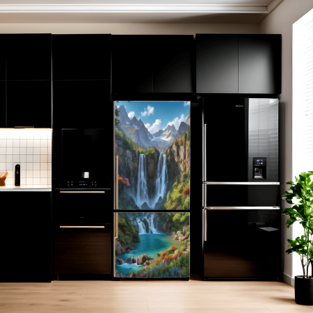 Decorare Locuinta - Folie imprimata color pentru decor Frigider, dimensiune 200 x 90cm, model: AVX-FR27