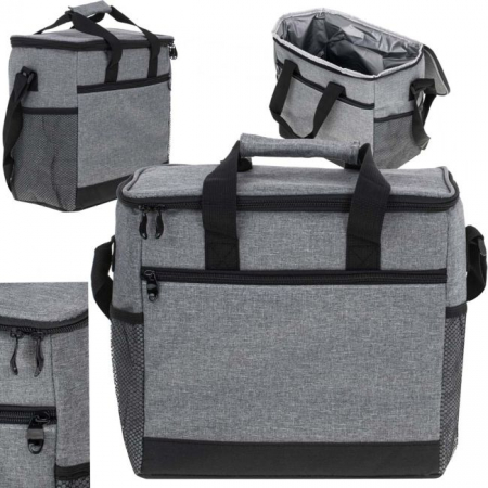 Geanta termoizolanta pentru picnic sau plaja, capacitate 16l, culoare Gri [6]