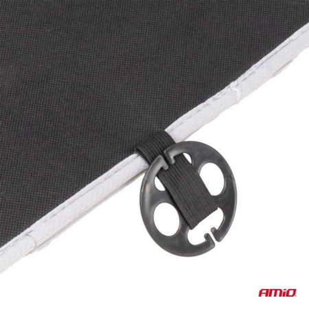 Husa scaun auto cu bile de masaj si suport lombar, dimensiuni 110 x 46 cm, culoare Gri [3]