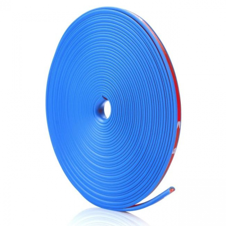 Inele de protectie si decor jante, adezive, din plastic flexibil - ALBASTRU [1]