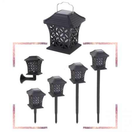 Lampa solara de exterior "COMBO" cu 12 LED-uri cu posibilitate de montaj la sol sau pe perete [7]