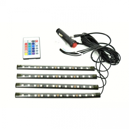 Lumini UnderCar LED - RGB pentru interior sau exterior cu telecomanda - 22cm [1]