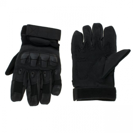 Manusi Tactice cu elemente de protectie, marime XL, cu destinatie Moto, ATV, SSV, QUAD, culoare Neagra [5]