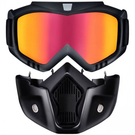 Masca de Protectie cu Ochelari Detasabili, cu destinatie Moto, ATV, SSV, QUAD [3]