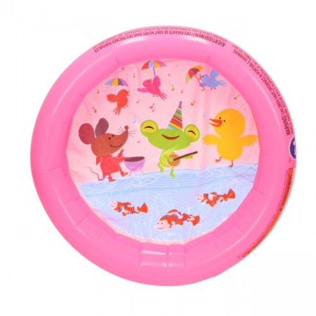Piscina Gonflabila pentru copii, model MINI, culoare Roz, diametru 61 cm [4]