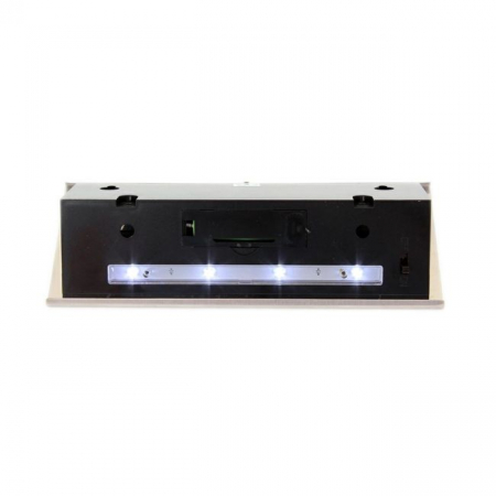 Placa numar casa iluminata LED, incarcare solara, carcasa din INOX [4]