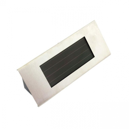 Placa numar casa iluminata LED, incarcare solara, carcasa din INOX [3]