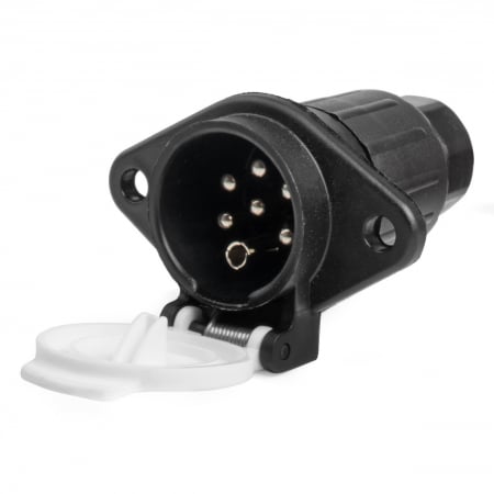 Accesorii Camioane si Remorci - Priza remorca cu 7 PIN, Tip S, tensiune 24V, destinatie TIR, Camion