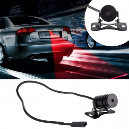 Accesorii Off-Road, ATV, QUAD, SSV - Proiector de ceata cu Raza Laser Anti-Accident, alimentare 12V, culoare rosie, pentru vehicule Off-Road, ATV, SSV
