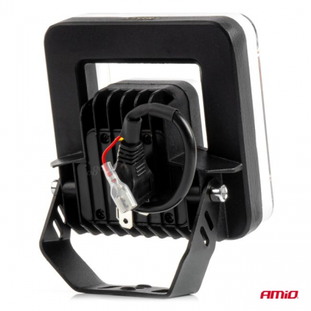Proiector LED cu Angel Eye model AWL57, pozitie, semnalizare, faza lunga/scurta, pentru Off-Road, ATV, SSV, putere 45W, 8000lm, tensiune 9-36V, dimensiuni 114,5 x 114,5 x 51 mm [6]