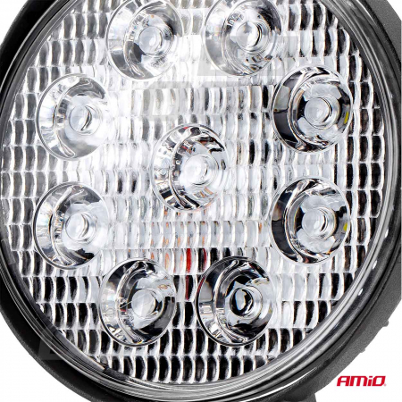Proiector LED pentru Off-Road, ATV, SSV,  culoare 6500K, LED FLOOD, 27W, tensiune 9 - 36V, diametru Ø110 mm [1]