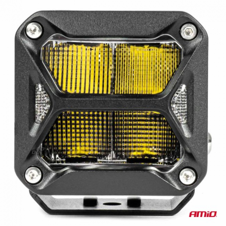 Proiector LED "PRO SERIES" cu doua functii pentru Off-Road, ATV, SSV, putere 18W, 1800lm, culoare 6000K, tensiune 10-30V, dimensiuni 82 x 78 x 76 mm [4]