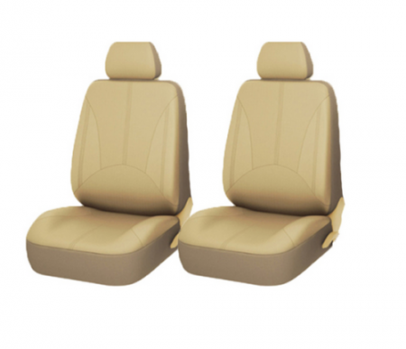 Set 11 huse scaun auto Universale din piele ecologica Bej, AG338F [2]
