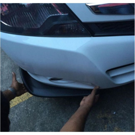 Set 2 buc. aripioare Racing, prelungire bara tuning din plastic culoare neagra [1]