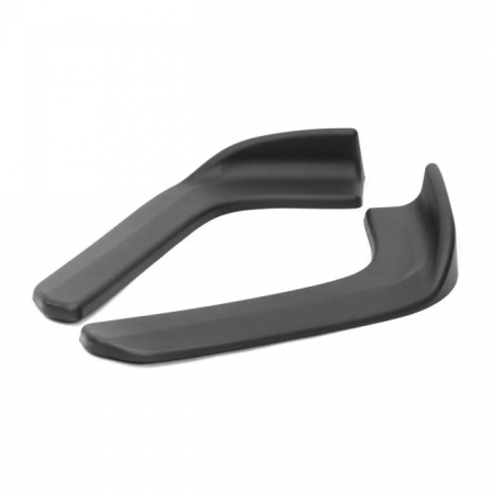 Set 2 buc. aripioare Racing, prelungire bara tuning din plastic culoare neagra [4]