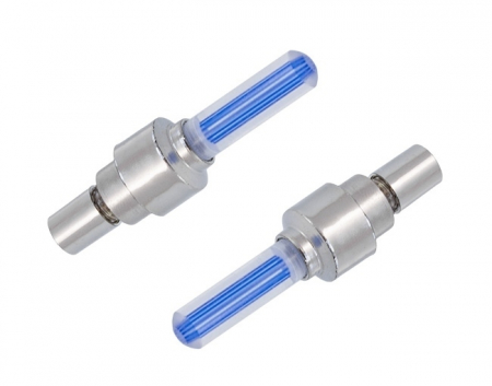 Set 2 Capace Valva cu LED Albastru, cu senzor de lumina si miscare [2]