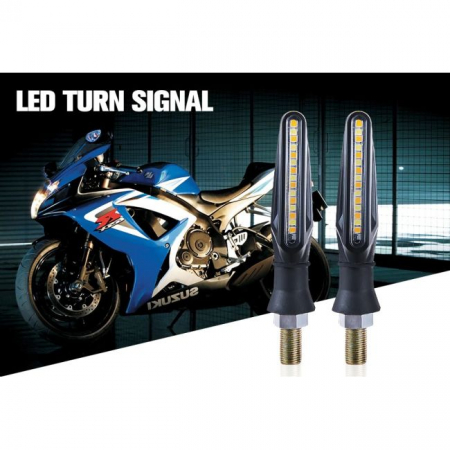Set 2 lampi Semnalizare Moto SECVENTIALA, cu 2 functii, pozitie si semnalizare, AVX-ZD59B [12]