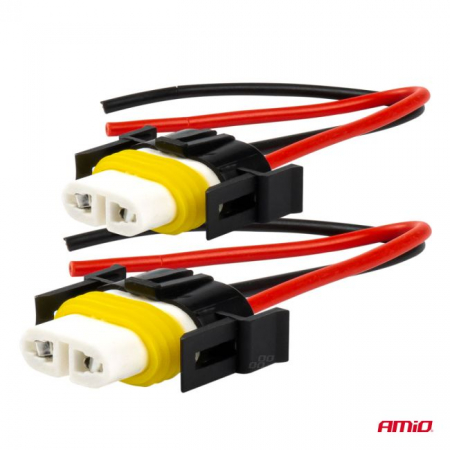 Set 2 mufe ceramice drepte, soclu HB3, 9005, rezistente termic [1]