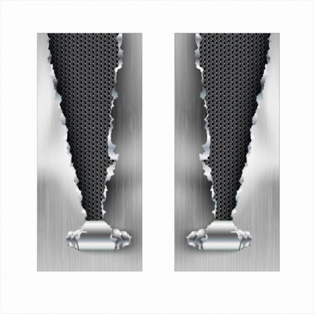 Set 2 stickere decorative pentru stalpii usilor, print autoadeziv de inalta rezolutie, dimensine 2 buc x 50 x 22 cm , cod: AVX-SSU-06 [2]