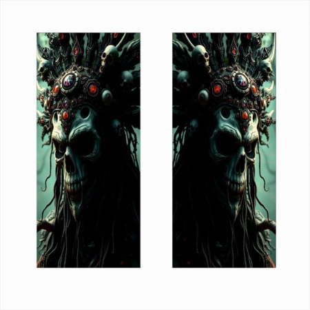Set 2 stickere decorative pentru stalpii usilor, print autoadeziv de inalta rezolutie, dimensine 2 buc x 50 x 22 cm , cod: AVX-SSU-13 [1]