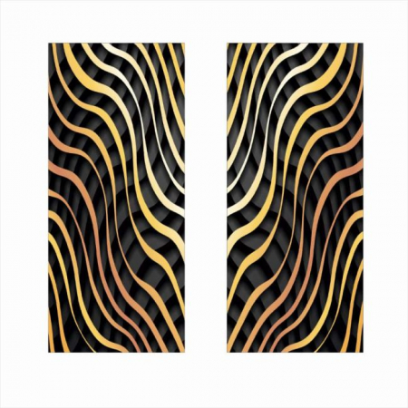 Set 2 stickere decorative pentru stalpii usilor, print autoadeziv de inalta rezolutie, dimensine 2 buc x 50 x 22 cm , cod: AVX-SSU-14 [1]