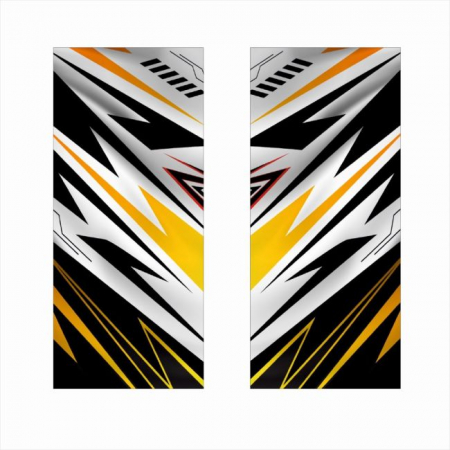 Set 2 stickere decorative pentru stalpii usilor, print autoadeziv de inalta rezolutie, dimensine 2 buc x 50 x 22 cm , cod: AVX-SSU-24 [1]
