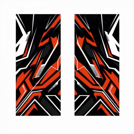 Set 2 stickere decorative pentru stalpii usilor, print autoadeziv de inalta rezolutie, dimensine 2 buc x 50 x 22 cm , cod: AVX-SSU-28 [1]