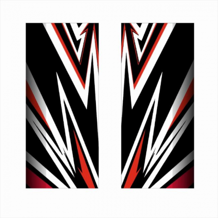 Set 2 stickere decorative pentru stalpii usilor, print autoadeziv de inalta rezolutie, dimensine 2 buc x 50 x 22 cm , cod: AVX-SSU-29 [1]