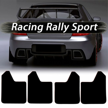 Aparatori Noroi - Set 4 Aparatori Noroi SPORT din cauciuc pentru autoturisme, universale,  model Blank, dimensiune 30 x 23cm