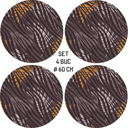 Set 4 Folii Imprimate Outdoor cu EcoSolvent, autoadezive, pentru decorarea jantelor auto, dimetru 60 cm, model FJT-03 [4]
