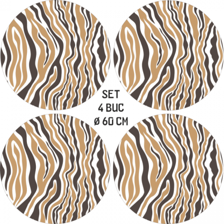 Set 4 Folii Imprimate Outdoor cu EcoSolvent, autoadezive, pentru decorarea jantelor auto, dimetru 60 cm, model FJT-14 [2]